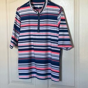 Tail Women's Golf Polo with Vibrant Stripes
